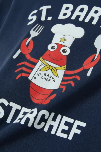 Logo-print T-shirt in Jersey
