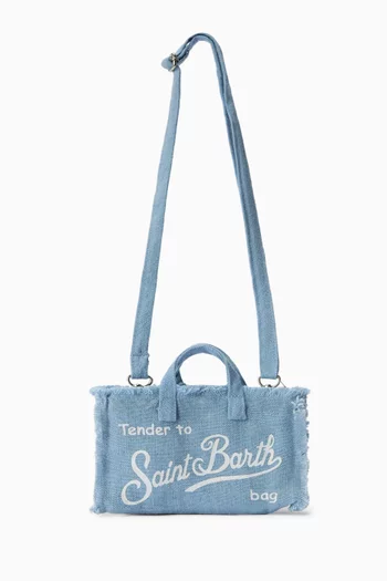 Logo Crossbody Bag in Linen