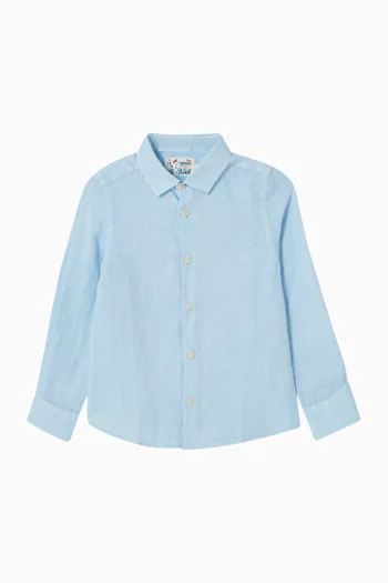 Agnes Buttoned Shirt in Linen