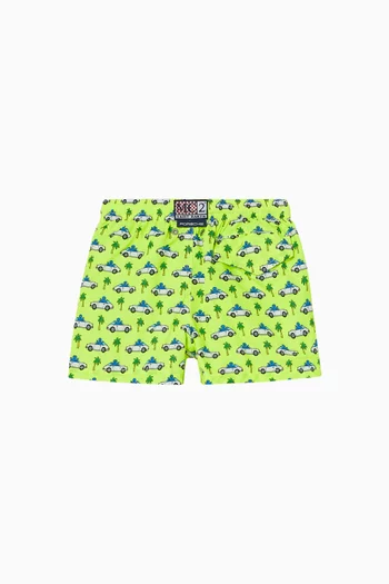 Graphic-print Swimshorts