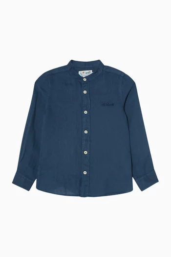 Button-down Shirt in Denim