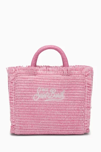 Mini Vanity Bag in Straw