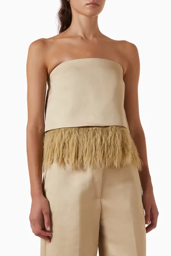 Melva Fringed Top