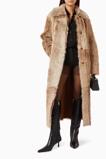 Verena Coat in Shearling