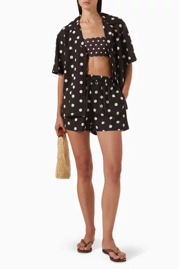 Adelaide Shorts in Linen Blend