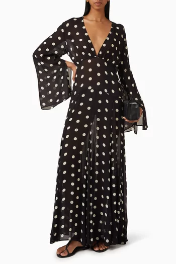 Marella Sheer Dress in Georgette