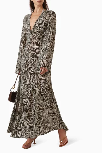 Marella Sheer Dress in Georgette