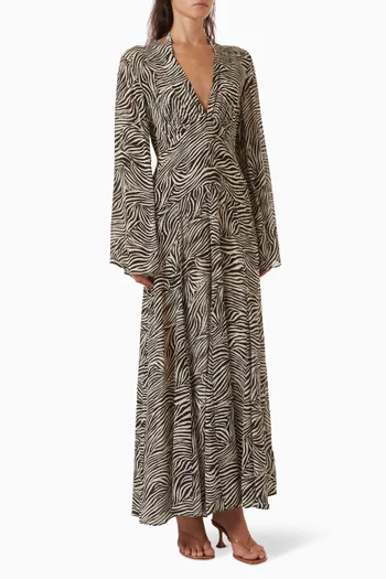 Marella Sheer Dress in Georgette