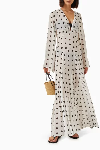 Marella Sheer Dress in Georgette