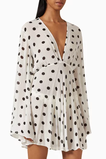 Nerissa Mini Dress in Georgette