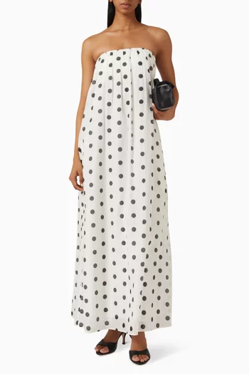 Lindy Strapless Maxi Tent Dress