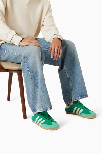 Clot Samba Espadrille Sneakers in Leather