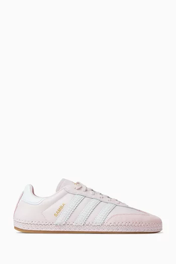 Clot Samba Espadrille Sneakers in Leather