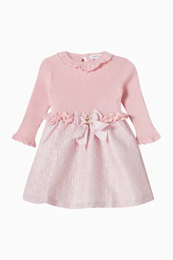 Gabby Jacquard Dress in Knit