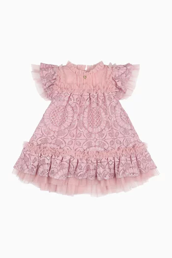 Gemma Dress in Sequinned Lace
