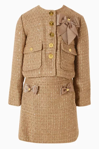 Gianna Jacket in Tweed Knit