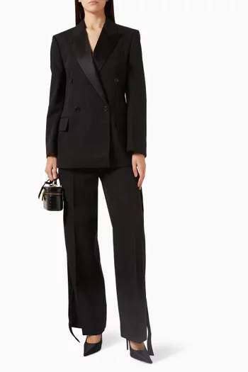 Ines Tuxedo Jacket in Wool
