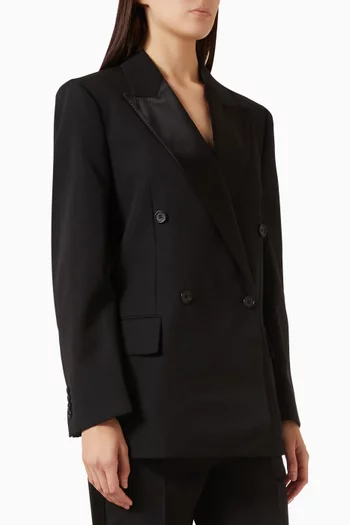 Ines Tuxedo Jacket in Wool