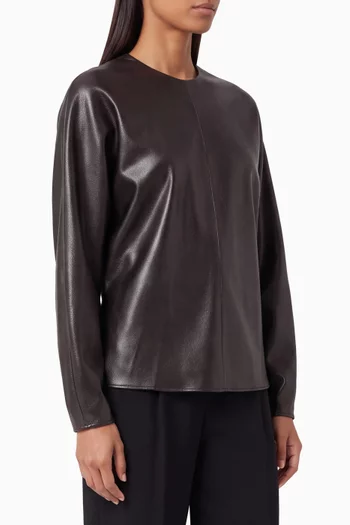 بلوزة سيلفي بأكمام دولمان ستان
