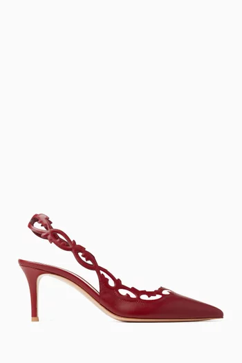 Slingback 70 Pumps in Leather