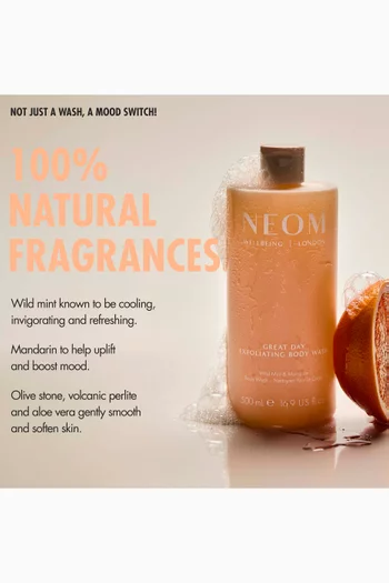 Great Day Exfoliating Body Wash, 500ml
