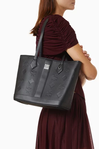 Small Liz Shopper Bag in Monogram Leather