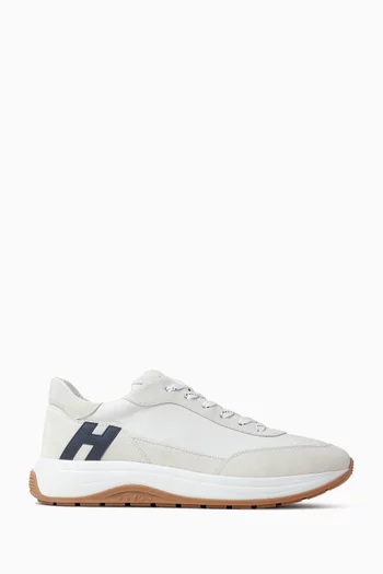 Hi-Light Sneakers in Suede & Leather