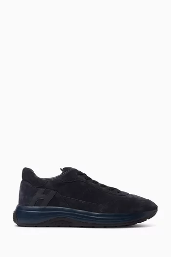 Hi-Light Sneakers in Suede & Leather