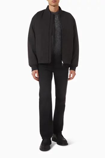 Bomber Jacket in Twill