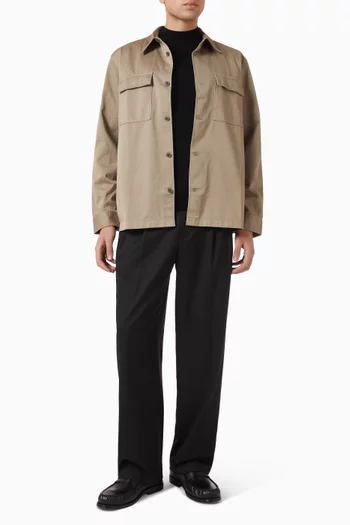 Utility Shirt in Cotton Twill