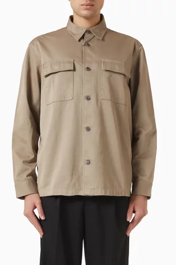 Utility Shirt in Cotton Twill
