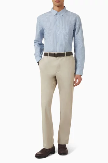Striped Shirt in Cotton Poplin