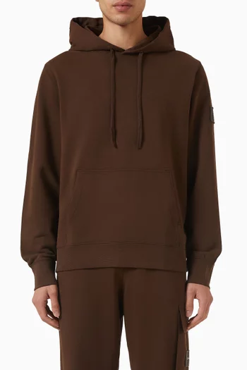 Logo Hoodie in Cotton Terry
