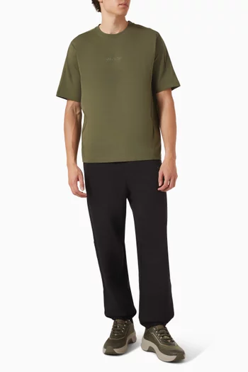Elastic Sweatpants in Cotton-terry