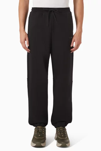 Elastic Sweatpants in Cotton-terry