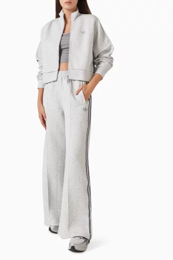 Spacer Track Jacket in Cotton-blend