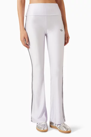 Sport Superstar Flared Leggings in Stretch Tricot
