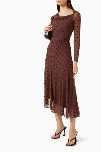Cambria Polka-dot Dress