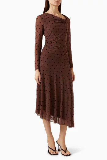 Cambria Polka-dot Dress