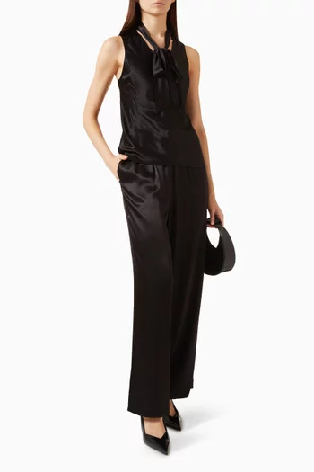 Virgo Pants in Satin-crepe