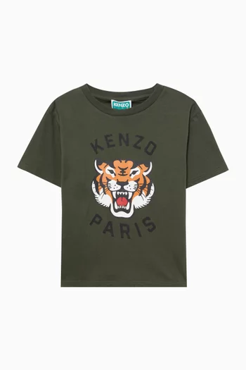 Tiger Graphic T-Shirt in Organic Cotton