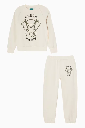 Elephant Logo Tracksuit Set