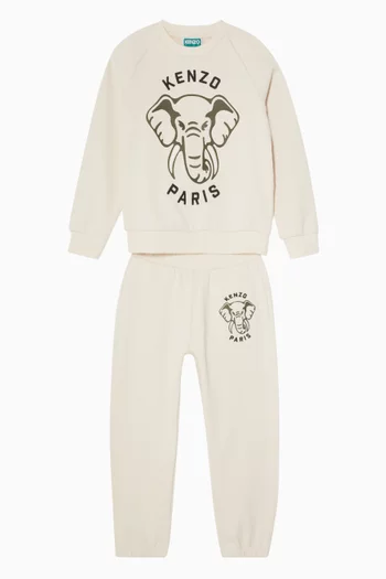 Elephant Logo Tracksuit Set