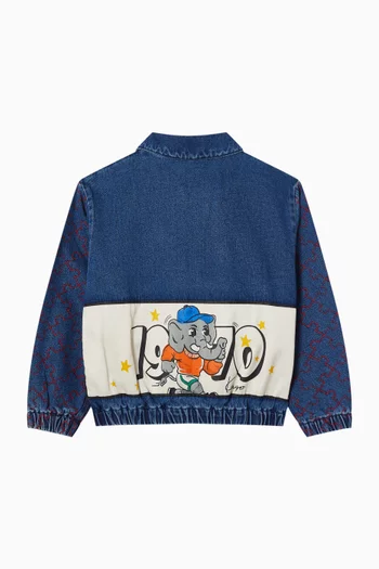 Appliqué Jacket in Denim