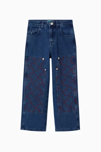Wide-Leg Jeans in Denim