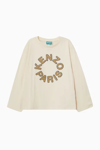 Logo Graphic T-shirt in Cotton