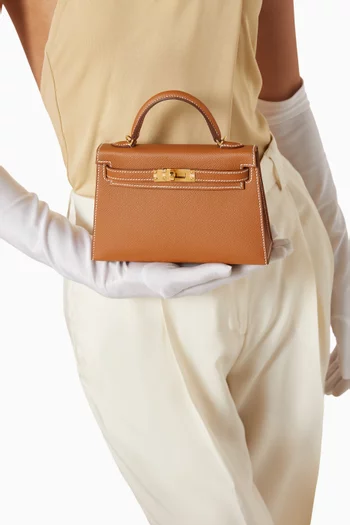 Unused Kelly 20 Sellier Bag in Epsom Leather