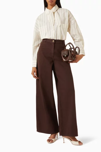 Cecily Striped Shirt in Cotton-poplin