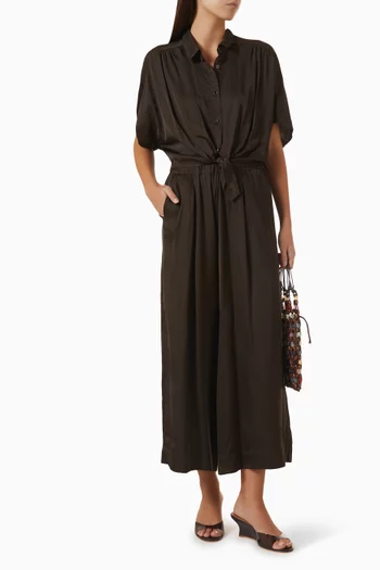 Isla Night Pants in Viscose-satin