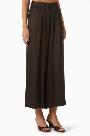 Isla Night Pants in Viscose-satin